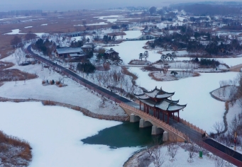 雪后漳澤“凝”美景