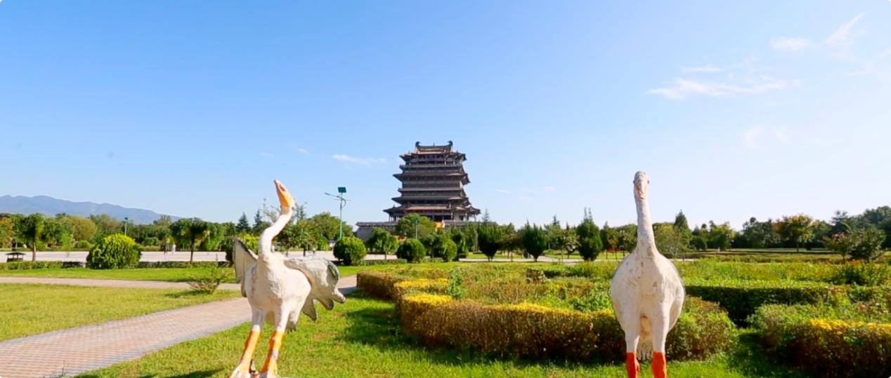 登鸛雀樓，觀大河奔流